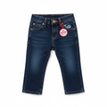 Kids' Dark Blue Straight-Fit Denim Jeans
