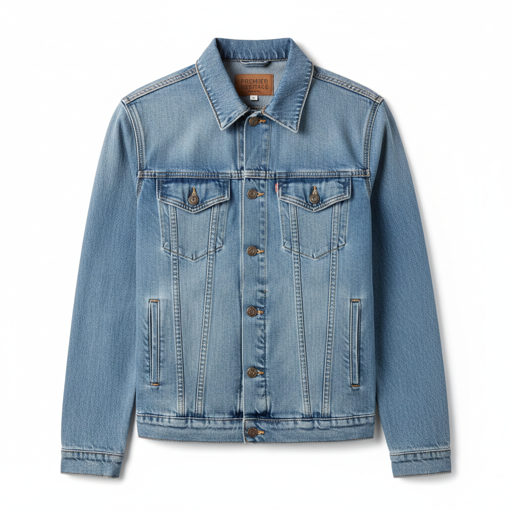 Men's Classic Light Blue Denim Jacket
