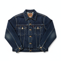 Men's Vintage-Style Indigo Denim Jacket