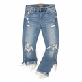 Women's Distressed Light Blue Jeans