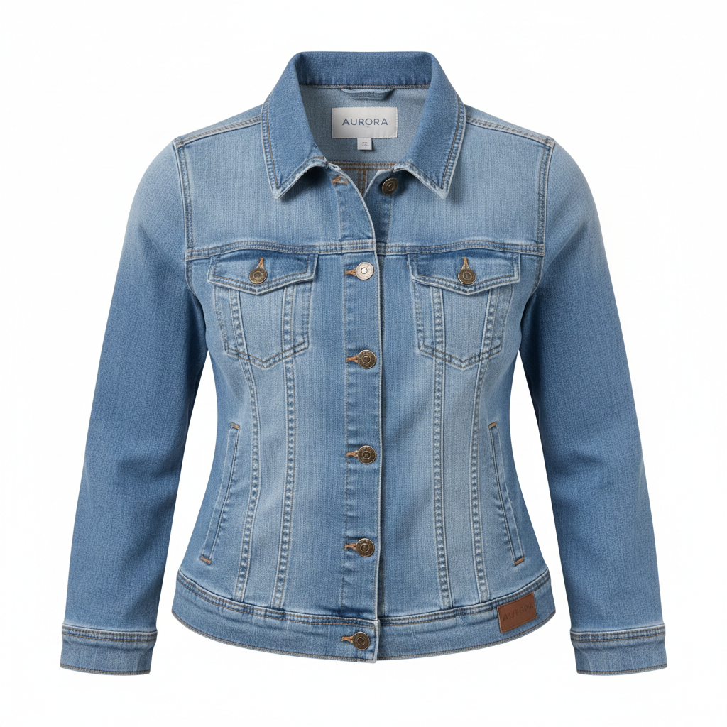 Women's Classic Light Blue Denim Jacket